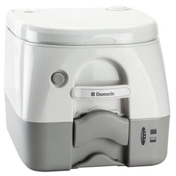 Picture of Dometic 301097406 974 Portable Toilet 2.6 Gallon Gray with Mounting Brackets