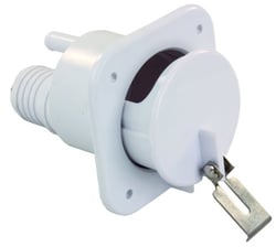 Picture of JR Products 37525 Lockable Slide-Out Gravity Water Fill - Polar White