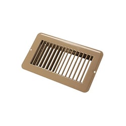 Picture of JR Products 02-28955 Undampered Floor Register 4" X 8" Brown