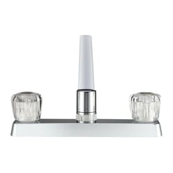 Picture of Dura Faucet DFPK600ACP Two Handle RV Kitchen Faucet Chrome Plated 8 Inch