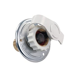 Picture of JR Products 62175 RV Water Flange Aluminum with Check Valve 1/2 Inch FPT
