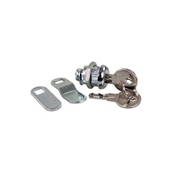 Picture of JR Products 00305 Standard Compartment Door Key Lock 5/8 Inch Chrome