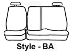 Picture of Covercraft SS8430PCGY Polycotton SeatSaver Custom Seat Cover Second Row Grey