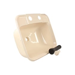 Picture of JR Products 95361 Molded RV Sink Parchment Single Bowl Rectangular