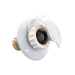 Picture of JR Products 62155 RV Fresh Water Flange with Check Valve White