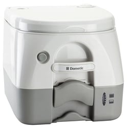 Picture of Dometic 301197406 974 MSD Portable Toilet with Mounting Brackets 2.6 Gallon Gray