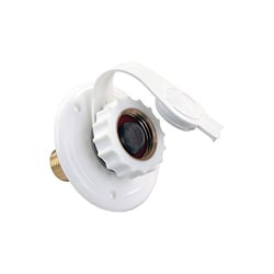 Picture of JR Products 62145 RV Fresh Water Flange with Check Valve White