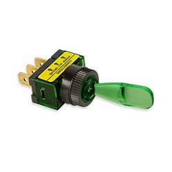 Picture of WirthCo 20501 Illuminated Toggle Switch 20A Green 12V On-Off