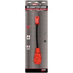 Picture of Valterra A101530HVP RV Power Adapter Cord 15 Amp Male to 30 Amp Female 12 Inch
