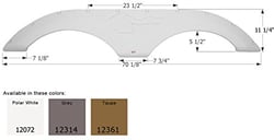 Picture of Icon Pistons 12072 Fender Skirt for Forest River RVs