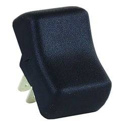Picture of JR Products 14075 Momentary On-Off Rocker Switch Black