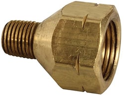 Picture of JR Products 0730095 POL Coupling 1/4 Inch MPT x Female POL
