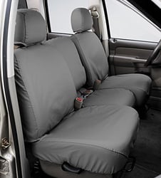 Picture of Covercraft SS8434PCGY Polycotton SeatSaver Custom Second Row Seat Covers Grey