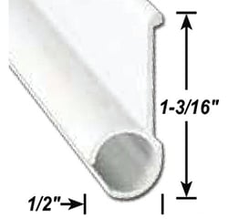 Picture of AP 0215080216 RV Awning Rail Black 16 Foot Standard Non-Insert Aluminum