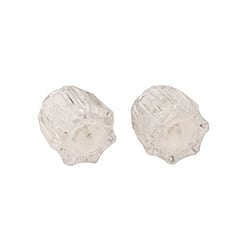 Picture of American Brass CRDUJH Hot & Cold Clear Acrylic Handle Set