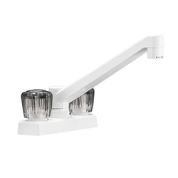 Picture of Dura Faucet DFPK640SWT 4-Inch Non-Metallic Kitchen Bar Faucet White