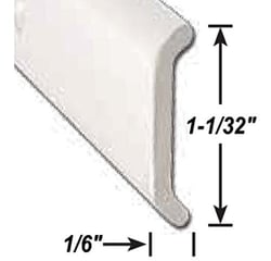Picture of AP 021872028 RV Aluminum Flat Trim Molding Black 8 Foot 5-Pack
