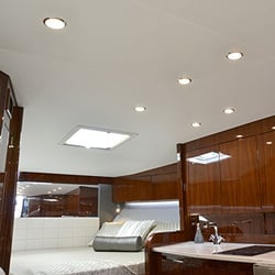 Picture of Lumitec 113190 Mirage Flush Mount Down Light - Multi-Color LED with Glass Bezel
