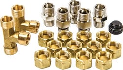 Picture of Teleflex HF6010 SeaStar 3/8" ORB Fitting Kit for Hydraulic Steering Helms