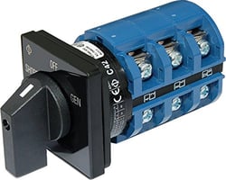 Picture of Blue Sea Systems 9019 Rotary AC Selector Switch 240V 65A 3-Pole Off+2 Positions