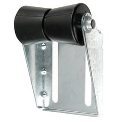 Picture of C.E. Smith 10401G 5" V-Keel Roller Bracket Assembly with Black Rubber Roller