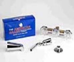Picture of American Brass SL801F3 Single Lever Kitchen Faucet with Spray Chrome 3-Hole