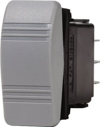 Picture of Blue Sea Systems 8231 Water Resistant Contura III SPST Switch Gray OFF-(ON)