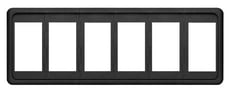 Picture of Blue Sea Systems 8260 Contura 6 Position Switch Mounting Panel
