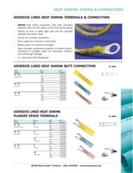 Picture of Ancor 315399 Heat Shrink Spade Terminals 12-10 Gauge #10 Stud 100-Pack