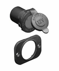 Picture of Marinco 12VRC 12V Deluxe Receptacle with Watertight Cap