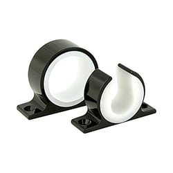 Picture of Lee's Tackle MC70BK Single Rod Rack Set Bright Black Anodized Aluminum