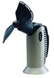 Picture of Caframo 827CATCS Tiny Tornado II 4.5" Portable Battery Fan Black