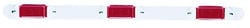 Picture of Peterson Fluid V1073R Red Incandescent ID Light Bar 16.5" Mini 3-Light