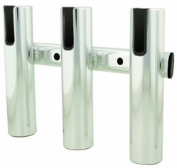 Picture of Taco Metals F31-3003BSA-1 3-Rod Holder Rack Brushed Aluminum