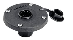 Picture of Scotty Downriggers 344-BK Round Flush Deck Mount Bracket with Sealed Bottom