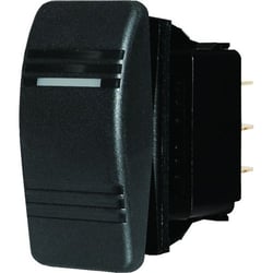 Picture of Blue Sea Systems 8282 Water Resistant Contura III SPST Switch Black Off-On