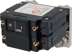Picture of Blue Sea Systems 7476 C-Series Flat Rocker Circuit Breaker 200A