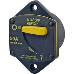 Picture of Blue Sea Systems 7040 187 Series Panel Mount DC Circuit Breaker 60 Amp