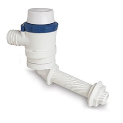 Picture of Shurflo 357-114-10 Piranha 800 GPH Angled Port Livewell Aerator Pump 12V