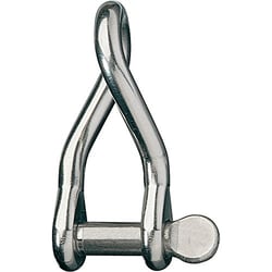 Picture of Ronstan RF628 Twisted Shackle 3/16" Pin Marine Grade 316 Stainless Steel