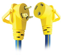 Picture of Voltec Industries 16-00507 30 Amp RV Extension Cord with E-Zee Grip - 15 Feet