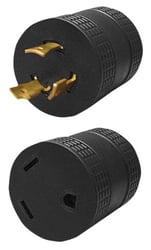 Picture of Voltec Industries 16-00516 30 Amp RV Generator Adapter L5-30P to TT-30R