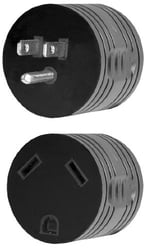 Picture of Voltec Industries 16-00500 30A Female to 15A Male RV Power Adapter