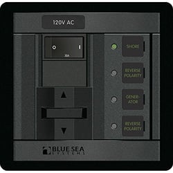 Picture of Blue Sea Systems 1208 AC Rotary Switch 120V 2 Source 30A