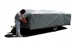 Picture of Adco Products 12293 Pop Up Trailer Cover SFS Aqua Shed 12'1" to 14'