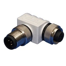 Picture of Maretron ELB-CM-CF Micro Elbow 90 Degree NMEA 2000 Connector