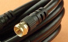 Picture of RV Designer T273 RG6 Coaxial Cable with Gold Connectors 6 Foot