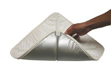 Picture of Adco Products 7172 18" Deluxe Solar Vent Cover White Over Silver