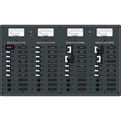 Picture of Blue Sea Systems 8086 AC/DC Circuit Breaker Panel - 3 AC Sources + 12 Positions / DC Main + 19 Positions