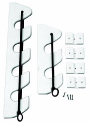 Picture of Taco Metals P03-133W 3-Rod Bungee Holder with Mounting Hardware